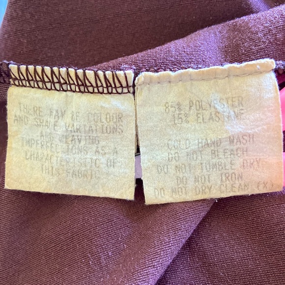 🌟SOLD🌟 Vintage 90s Y2K Lisa Ho Brown Velvet Cutout Formal Midi Dress Sz 10 - Picture 8 of 8